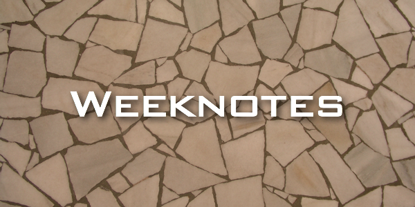 Weeknote 18