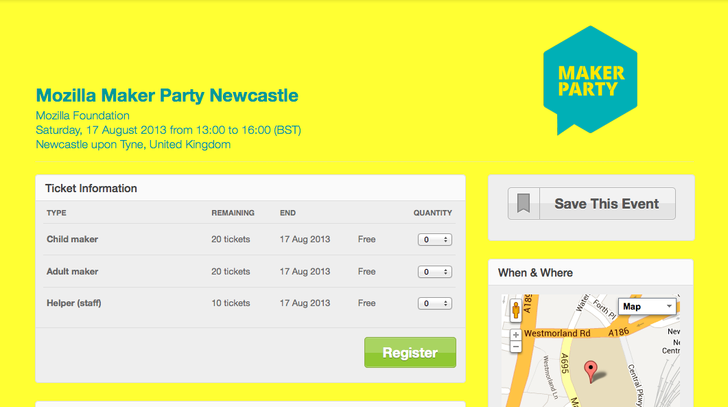 Maker Party Newcastle