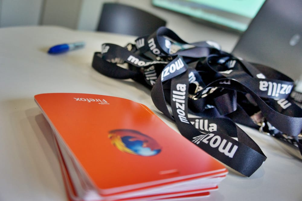 Mozilla lanyards
