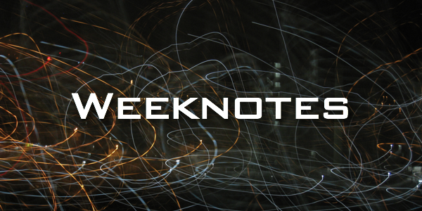 Weeknote 31/2013