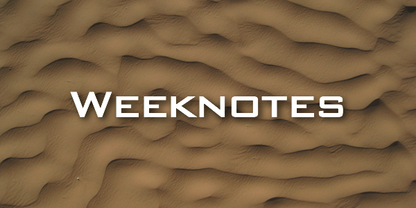Weeknote 37/2013