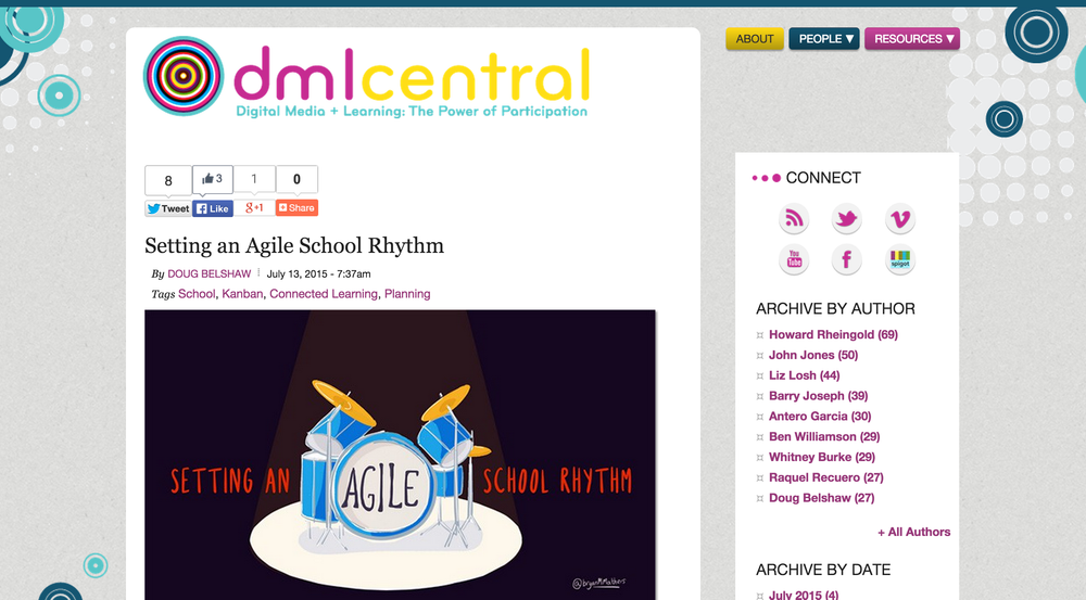 Setting an Agile School Rhythm [DMLcentral]