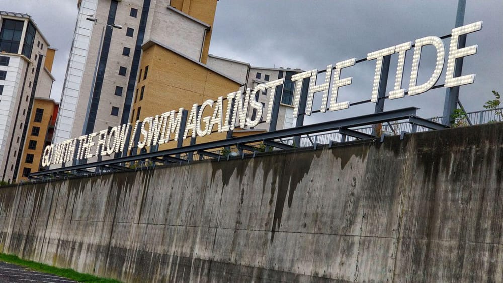 Swim against the tide