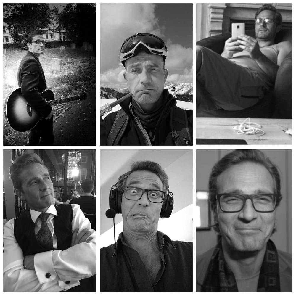 Photo montage of Dai Barnes