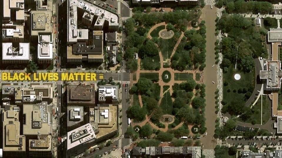 Black Lives Matter mural - Washington DC