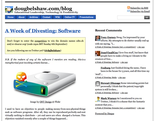 New blog theme - 'New Geeky White'