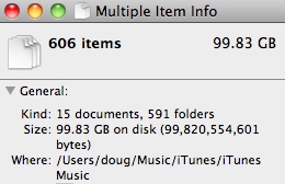 iTunes data