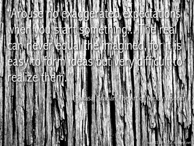 Wednesday Wisdom: Exaggerated Expectations