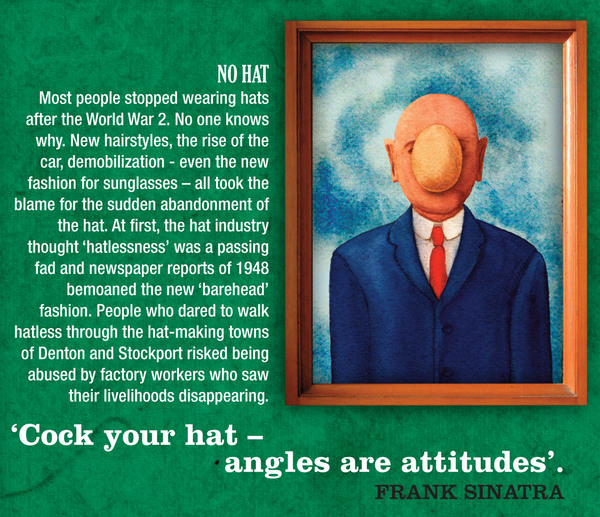 Why did people stop wearing hats?