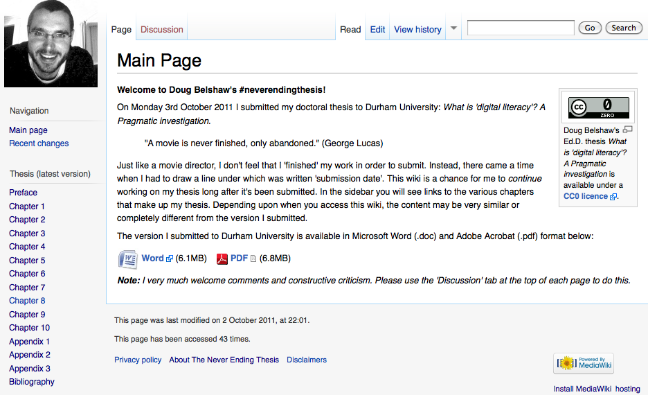 neverendingthesis.com