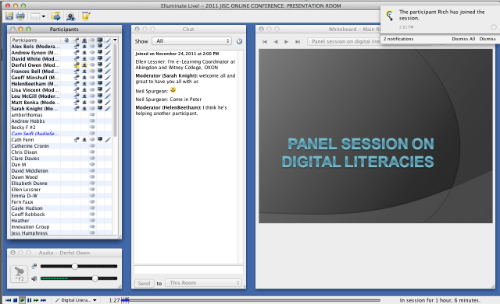 JISC Online Conference - Digital Literacy panel discussion JISC Online Conference - Digital Literacy panel discussion