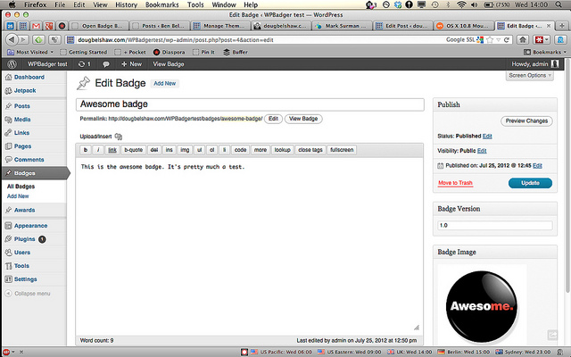 Create your badge Create your badge