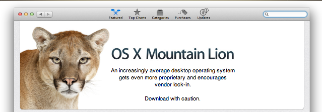 OSX Mountain Lion