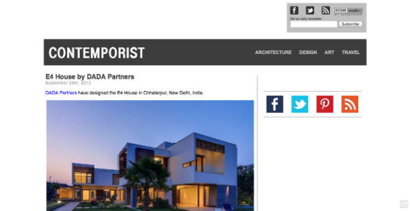 Contemporist blog