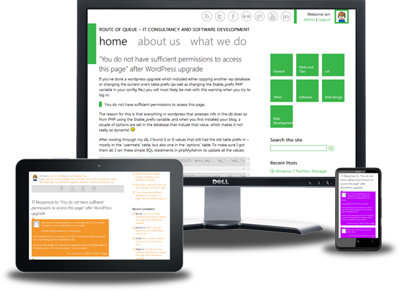 WP Metro theme for WordPress