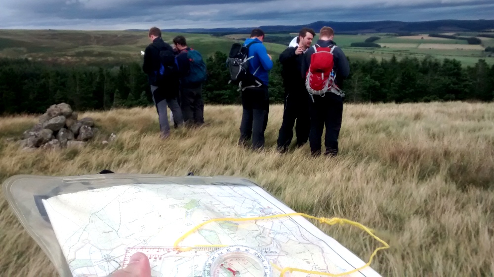 Navigating near Ingram Valley, Northumberland