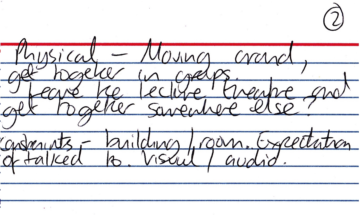 What would constitute 'radical participation' in this session?