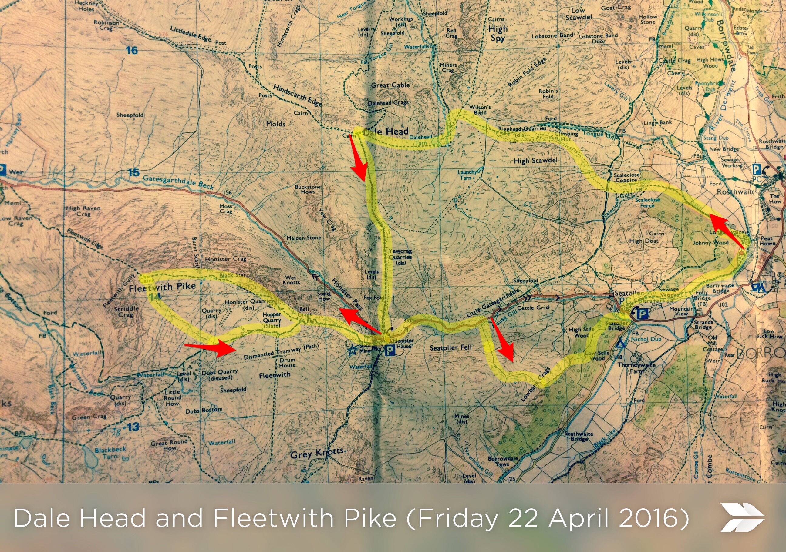Dale Head and Fleetwith Pike (Friday 22 April 2016)