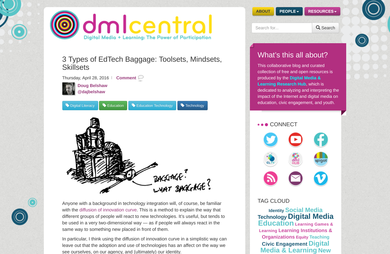 3 Types of EdTech Baggage: Toolsets, Mindsets, Skillsets