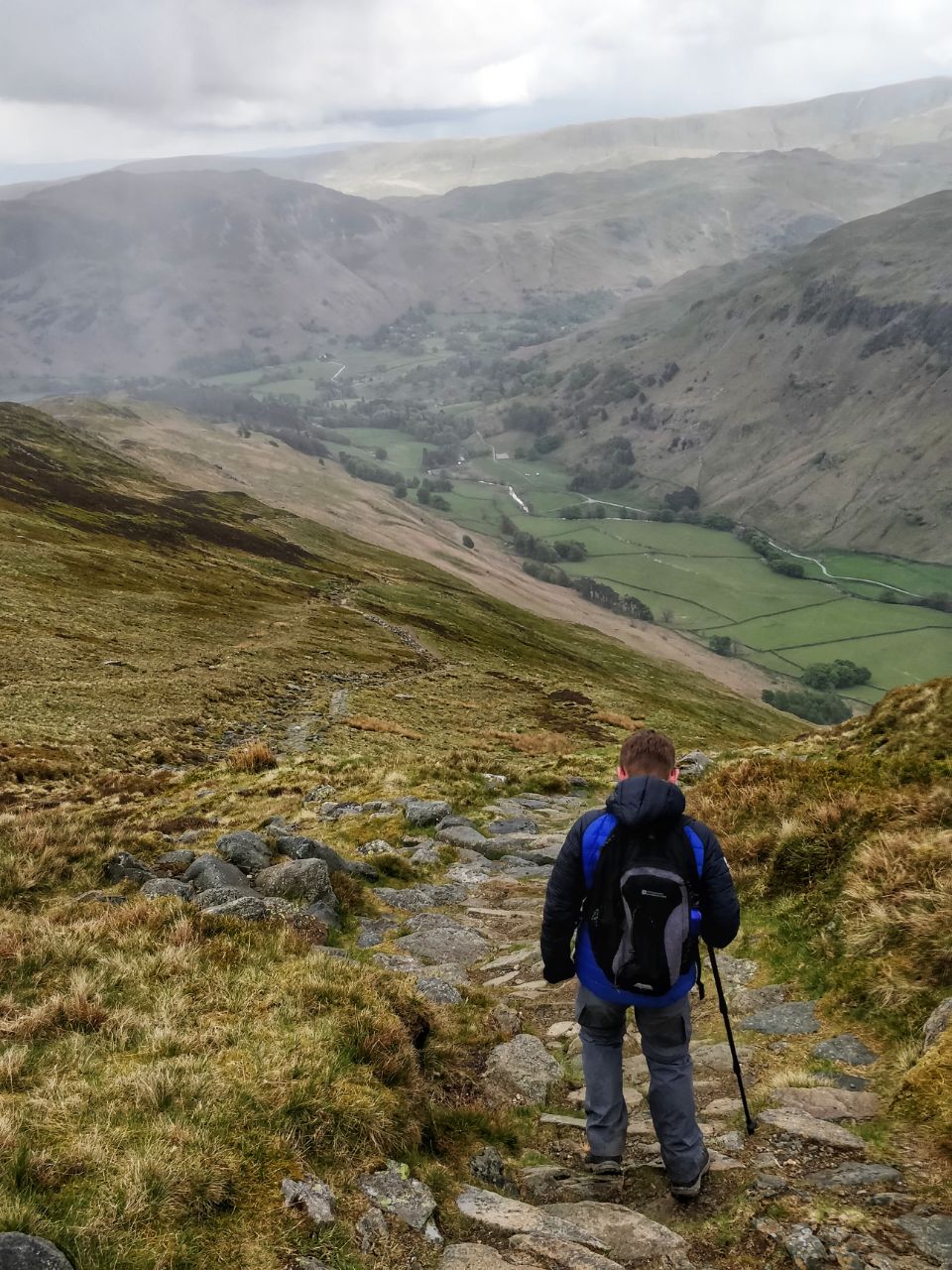 Walking back down to the car