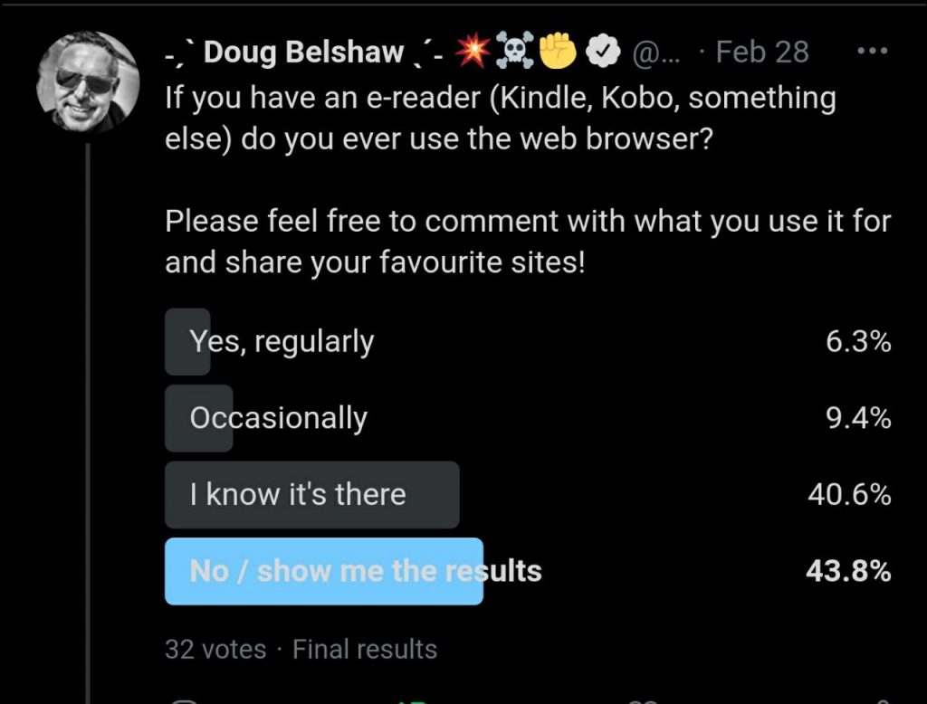 Results from Twitter:

6.3% Yes, regularly
9.4% Occasionally
40.6% I know it's there
43.8% No / show me the results