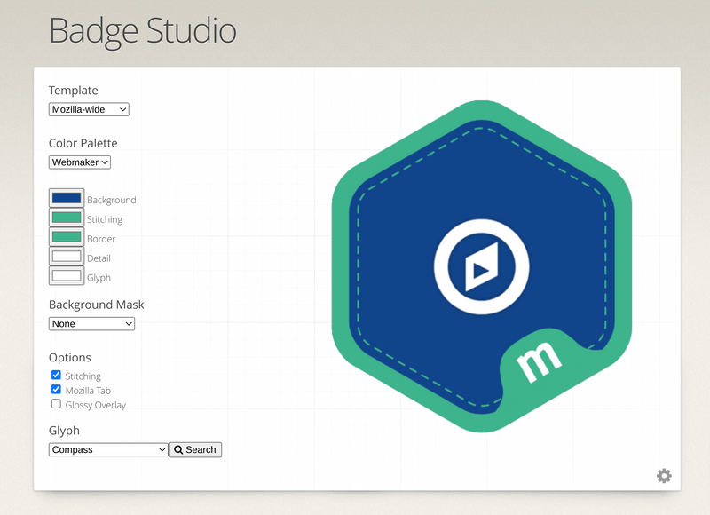 An example of a badge image created using Badge Stuudio