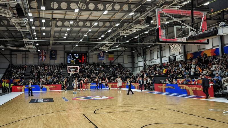 Team GB vs Belgium basketball game